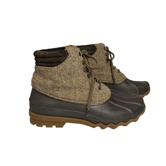 Sperry Other - Sperry Top Sider Wool Duck Boots Mens Brown Size 7M